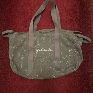 PINK Grey Tote bag